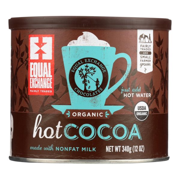 Equal Exchange Organic Hot Cocoa - Case of 6 - 12 oz. - Image 2