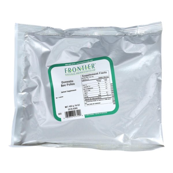 Frontier Herb Bee Pollen Domestice - Single Bulk Item - 1LB