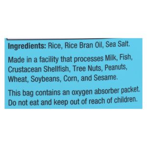 Sun Tropics® Mochi Rice Bites Sea Salt - Case of 12 - 3.50 OZ
