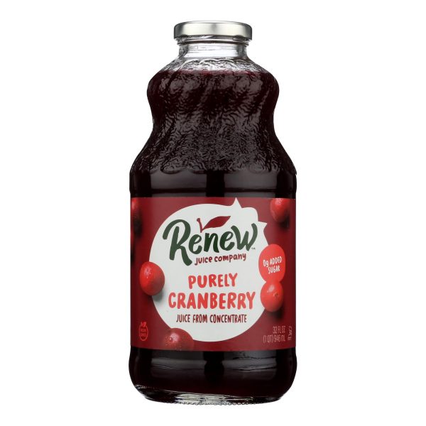 Renew Juice Company - Juice Purely Cranberry Juice - Case of 6-32 Fluid Ounces - Image 3