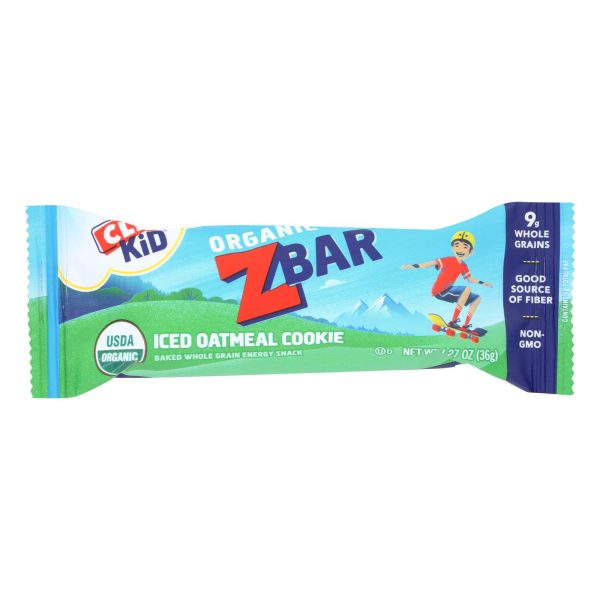 Clif Bar Organic Clif Kid Zbar - Iced Oatmeal Cookie - Case of 18 - 1.27 oz Bars - Image 2