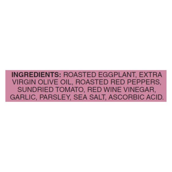 Mt Vikos Roasted Eggplant Spread - Case of 6 - 7.3 OZ - Image 2