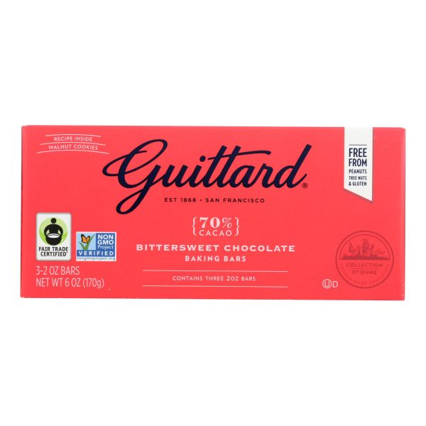 Guittard Chocolate Variety Mix - Unsweetened Bittersweet and Semisweet - Case of 12 - 2 oz. - Image 2