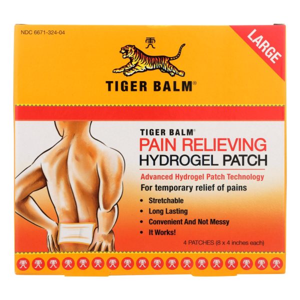 Tiger Balm Pain Relieving Large Patches - Case of 6 - 4 Pack - Image 3