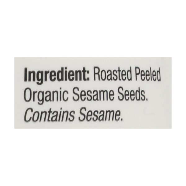 Mighty Sesame Company - Tahini Organic Fine Sesame - Case of 8 - 10.9 OZ