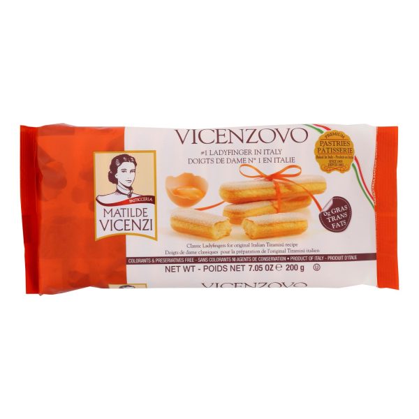 Vicenzi - Cookie Vicenzovo Ldyfngr - Case of 12 - 7.05 OZ - Image 3