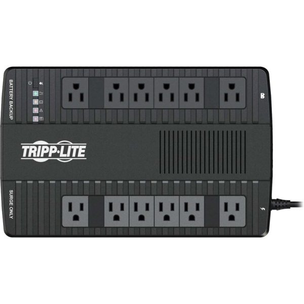 Eaton Tripp Lite Series 750VA 460W 120V Line-Interactive UPS - 12 NEMA 5-15R Outlets, Double-Boost AVR, USB, Desktop/Wall-Mount - Image 3