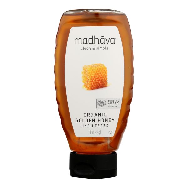 Madhava Honey - Honey Golden Squz - Case of 6 - 17.6 OZ - Image 3