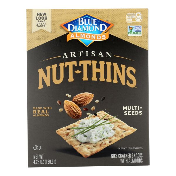 Blue Diamond - Artesion Nut Thins - Multi Seed - Case of 12 - 4.25 oz. - Image 2