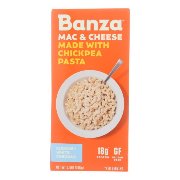Banza - Chickpea Pasta Mac and Cheese - White Cheddar - Case of 6 - 5.5 oz. - Image 3