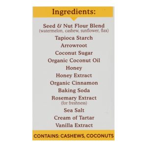 Simple Mills - Sweet Thins Honey Cinnamon - Case of 6-4.25 OZ