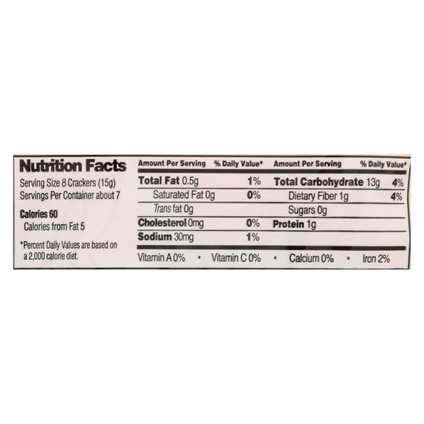 Edward and Sons Brown Rice Snaps - Toasted Onion - Case of 12 - 3.5 oz. - Image 2