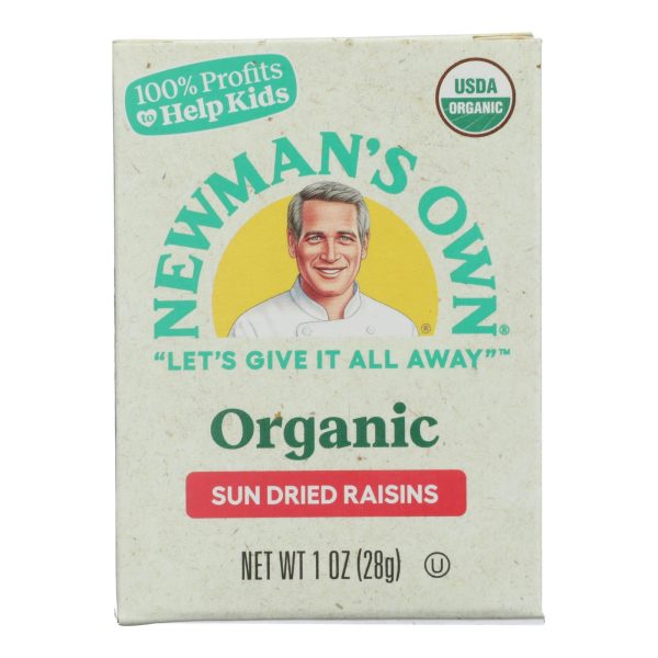 Newman's Own Organics Raisins  - Case of 12 - 6/1.0 OZ - Image 3