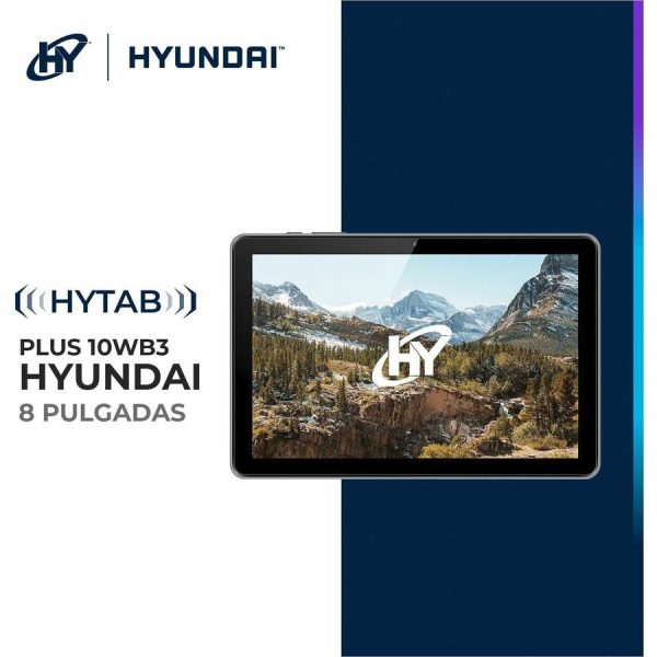Hyundai HYTab Plus 10.1" Tablet, Octacore A523, 4GB RAM, 128GB Storage, 8MP/13MP Cameras, Android 13, HD IPS 1280x800, AX WiFi, 6000mAh, Stylus Pen, Earbuds & Screen Protector Included - Space Grey - Image 2