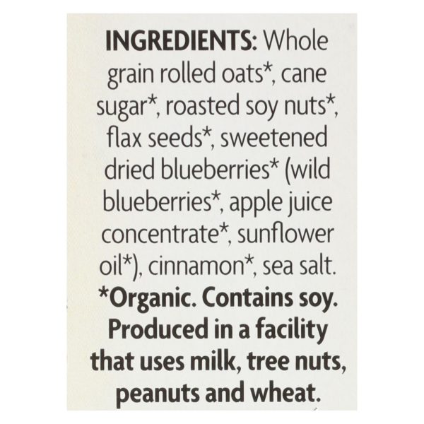 Nature's Path Organic Optimum Power Flax Cereal - Blueberry Cinnamon - Case of 6 - 11.2 oz.