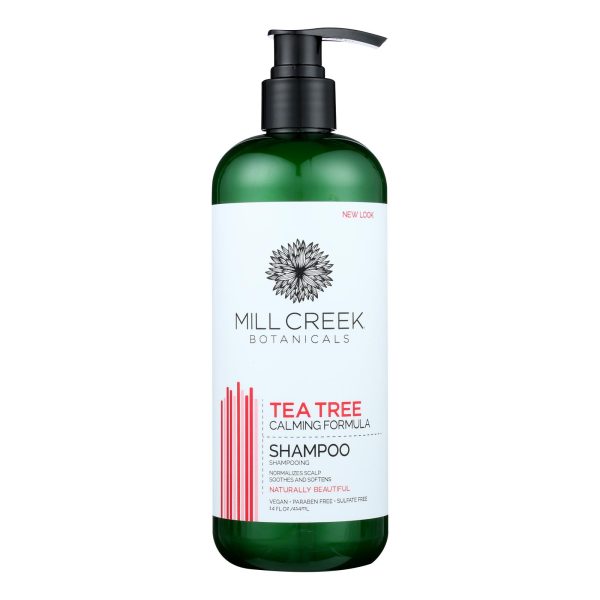 Millcreek Botanicals Tea Tree Shampoo  - 1 Each - 14 FZ - Image 2