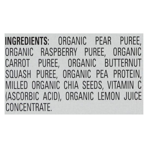 Happy Tot Toddler Food - Organic - Fiber and Protein - Stage 4 - Pear Raspberry Butternut Squash and Carrot - 4 oz - case of 16 - Image 3