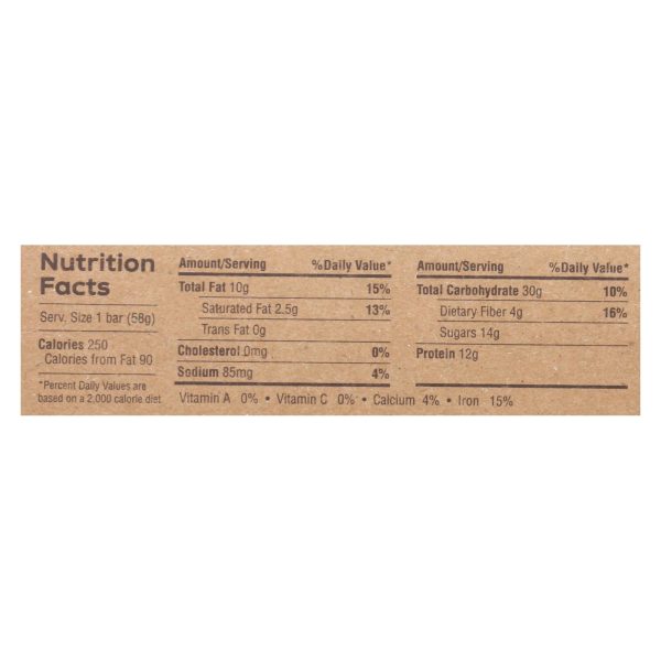 The Gfb - Bar Dark Chocolate Almnd Gluten Free - Case of 12-2.05 OZ - Image 3