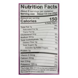 Alter Eco - Granola Cinnamon Raisin - Case of 6-8 OZ