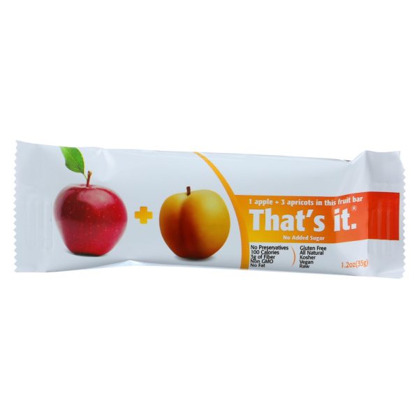 That's It Fruit Bar - Apple and Apricot - Case of 12 - 1.2 oz - Image 2