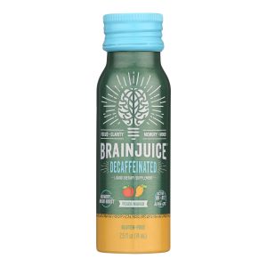 Brain Juice - Brain Juce Decaf Peach Mango - Case of 12 - 2.5 FZ