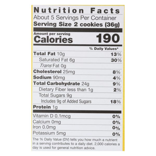 Pamela's Products - Cookies - Lemon Shortbread - Gluten-Free - Case of 6 - 6.25 oz. - Image 2