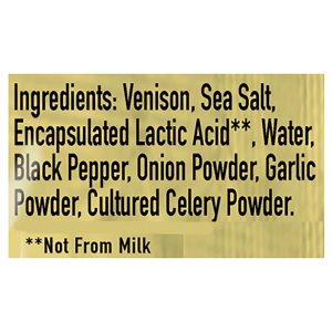 Epic - Bar Venison Sea Salt and Pepper - Case of 12-1.3 OZ