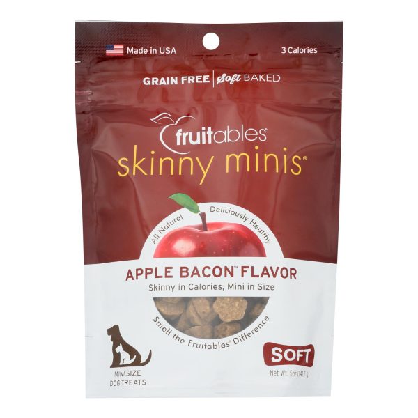 Fruitables - Dog Trts Chwy Applebacon - Case of 12 - 5 OZ - Image 2