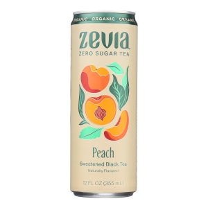 Zevia - Tea Black Peach - Case of 12 - 12 FZ