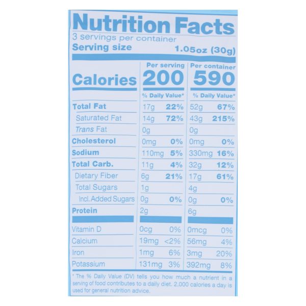Dang - Toasted Coconut Chips - Lightly Salted - Case of 12 - 3.17 oz. - Image 2