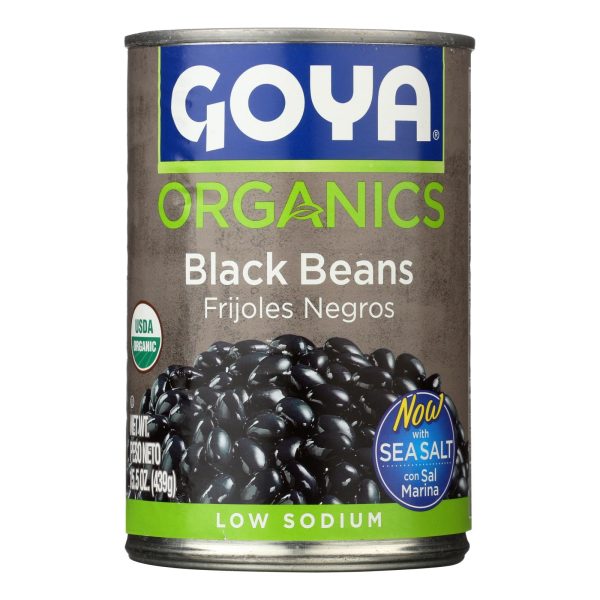 Goya - Beans Blck Low Sodium - Case of 24-15.5 OZ - Image 3