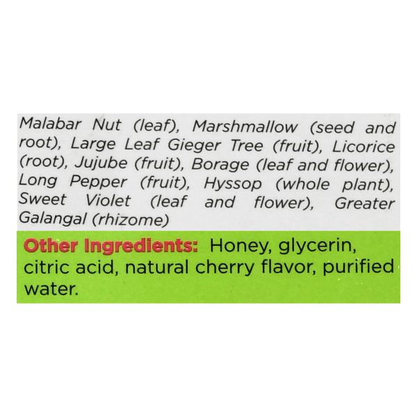 Herbion Naturals Throat Syrup - All Natural - Cherry - For Children - 5 oz - Image 2