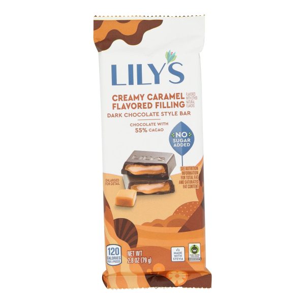 Lilys - Bar Dark Chocolate Cr Caramel - Case of 12-2.8 OZ - Image 3