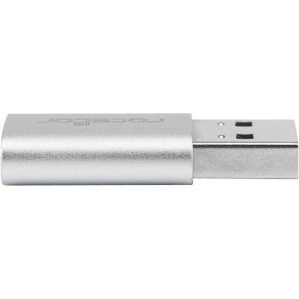 Rocstor Premium USB 3.0 to USB C Slim Aluminum Adapter - USB Type-C - 1 x Type 1 x USB 3.0 Type Male - 1 x Type C Female USB - Aluminum Case - USB 3.0 HI-SPEED USB TYPE A to USB-C M/F SLIM/COMPACT - Image 9
