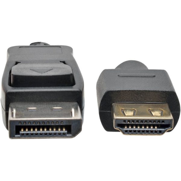 Eaton Tripp Lite Series DisplayPort 1.2 to HDMI Active Adapter Cable (M/M), 4K 60 Hz, Gripping HDMI Plug, HDCP 2.2, 6 ft. (1.8 m) - Image 2