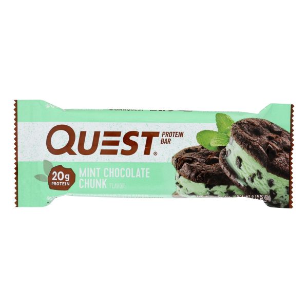 Quest Bar - Mint Chocolate Chunk - 2.12 oz - case of 12 - Image 3