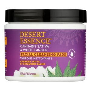 Desert Essence - Clnsng Pad Cbd Wht Ginger - 1 Each-50 CT