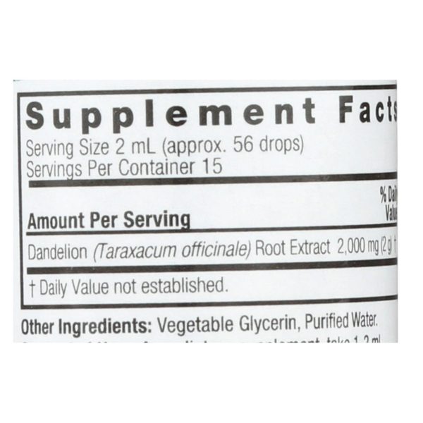 Nature's Answer - Af Dandelion Root - 1 fl oz - Image 2