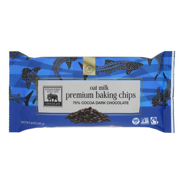 Endangered Species Chocolate - Bking Chips Oatmlk Whole Shrk - Case of 6-10 OZ