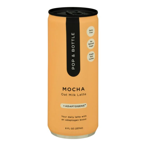 Pop & Bottle - Oat Milk Latte Mocha - Case of 12-8 FZ - Image 2