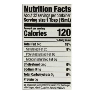 Spectrum Naturals Organic Unrefined Sesame Oil - Case of 12 - 16 Fl oz.