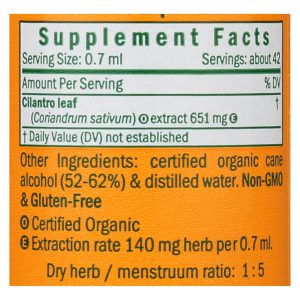 Herb Pharm - Cilantro Whole Leaf - 1 Each-1 FZ