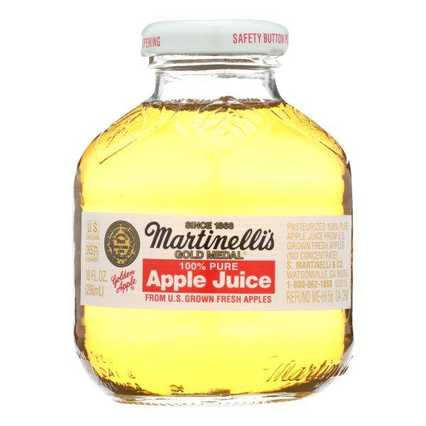 Martinelli's Apple Juice - Case of 24 - 10 Fl oz. - Image 2