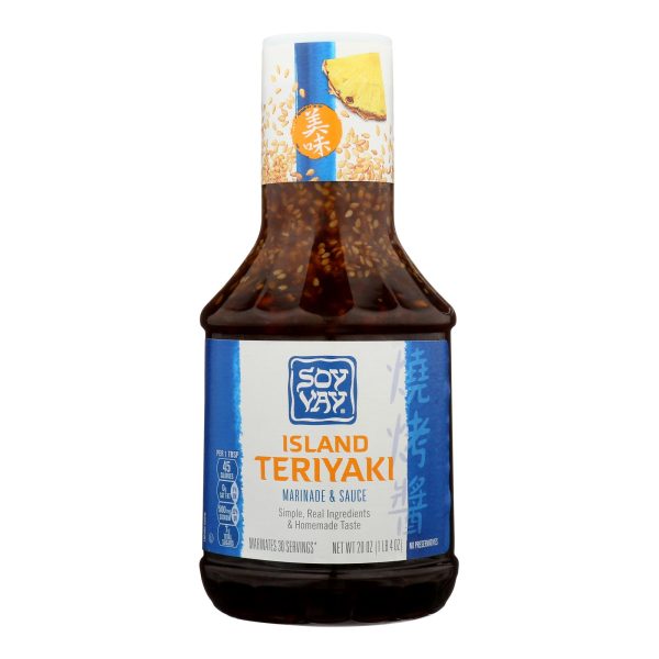 Soy Vay Island Triyaki - Marinade and Sauce - Case of 6 - 20 Fl oz. - Image 2