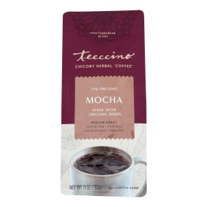 Teeccino Mediterranean Herbal Coffee Mocha - 11 oz - Case of 6