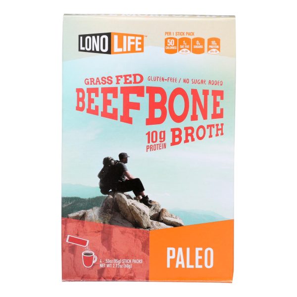Lonolife Beef Bone Broth  - Case of 6 - 4/.53 OZ - Image 2