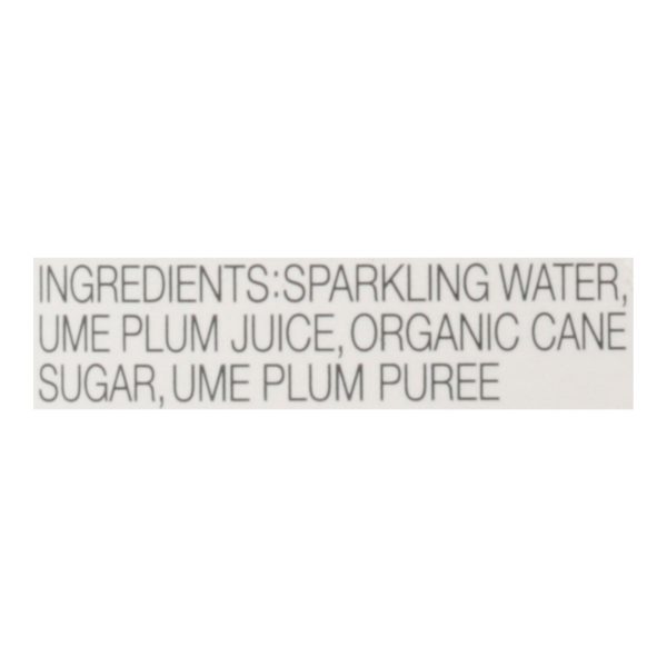 Kimino - Sparkling Ume Juice - Case of 12 - 8.45 FZ - Image 2