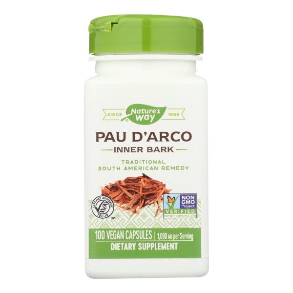 Nature's Way - Pau d'Arco Inner Bark - 100 Capsules - Image 2