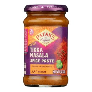 Pataks Concentrated Curry Paste, Tikka Masala Medium  - Case of 6 - 10 OZ