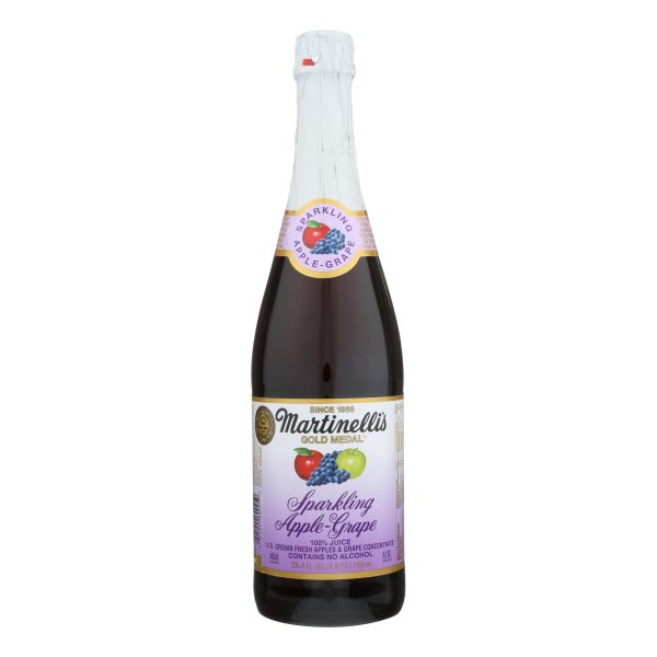 Martinelli's Sparkling Juice - Apple Grape - Case of 12 - 25.4 Fl oz. - Image 3